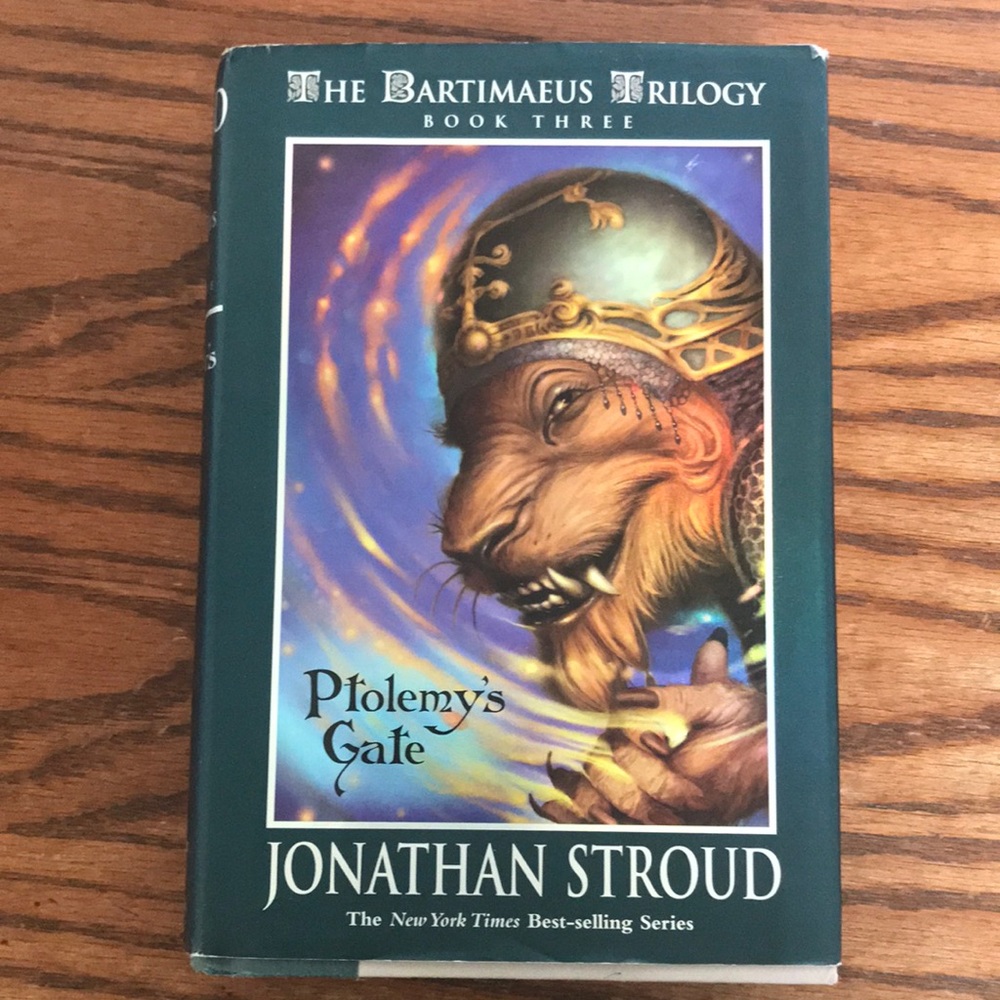 Ptolemy’s gate by Jonathan Stroud, Bartimaeus trilogy book three